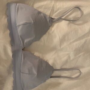 Baby blue bikini top